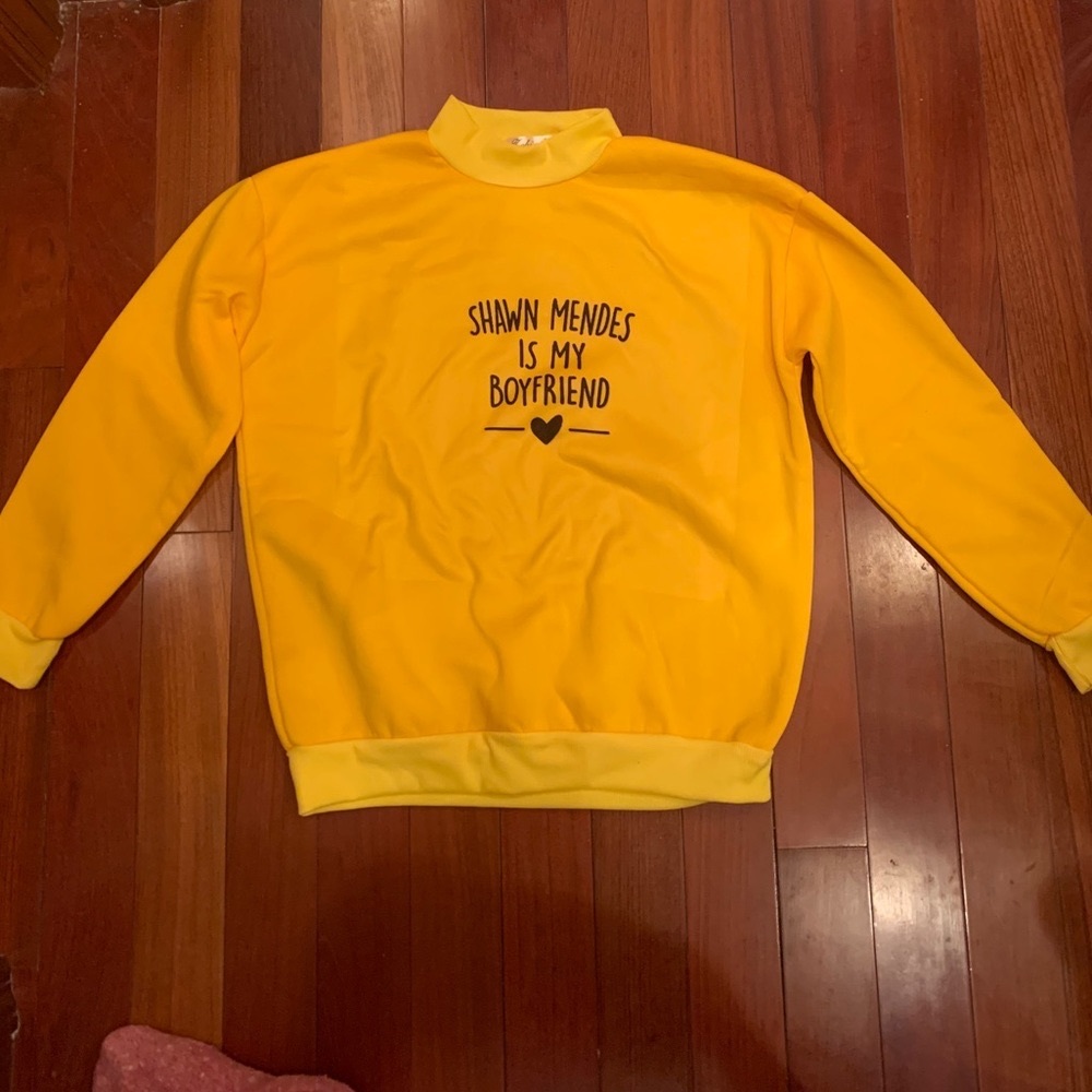Shawn Mendes Yellow Crewneck